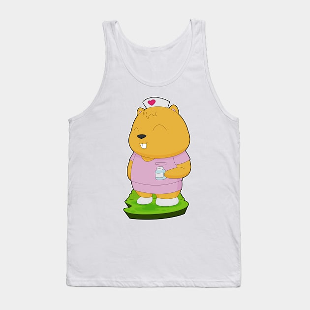 Hamster Nurse Medicine Tank Top by Markus Schnabel